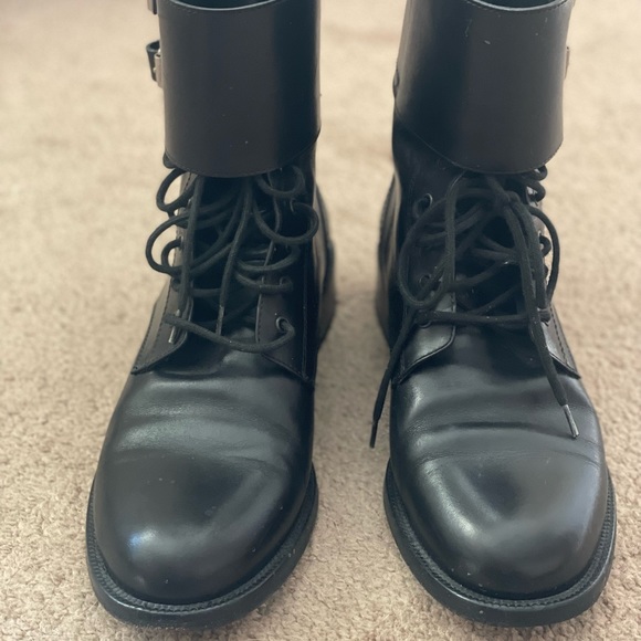 Authentic Saint Laurent combat boots Size 9.5 - Picture 3 of 6